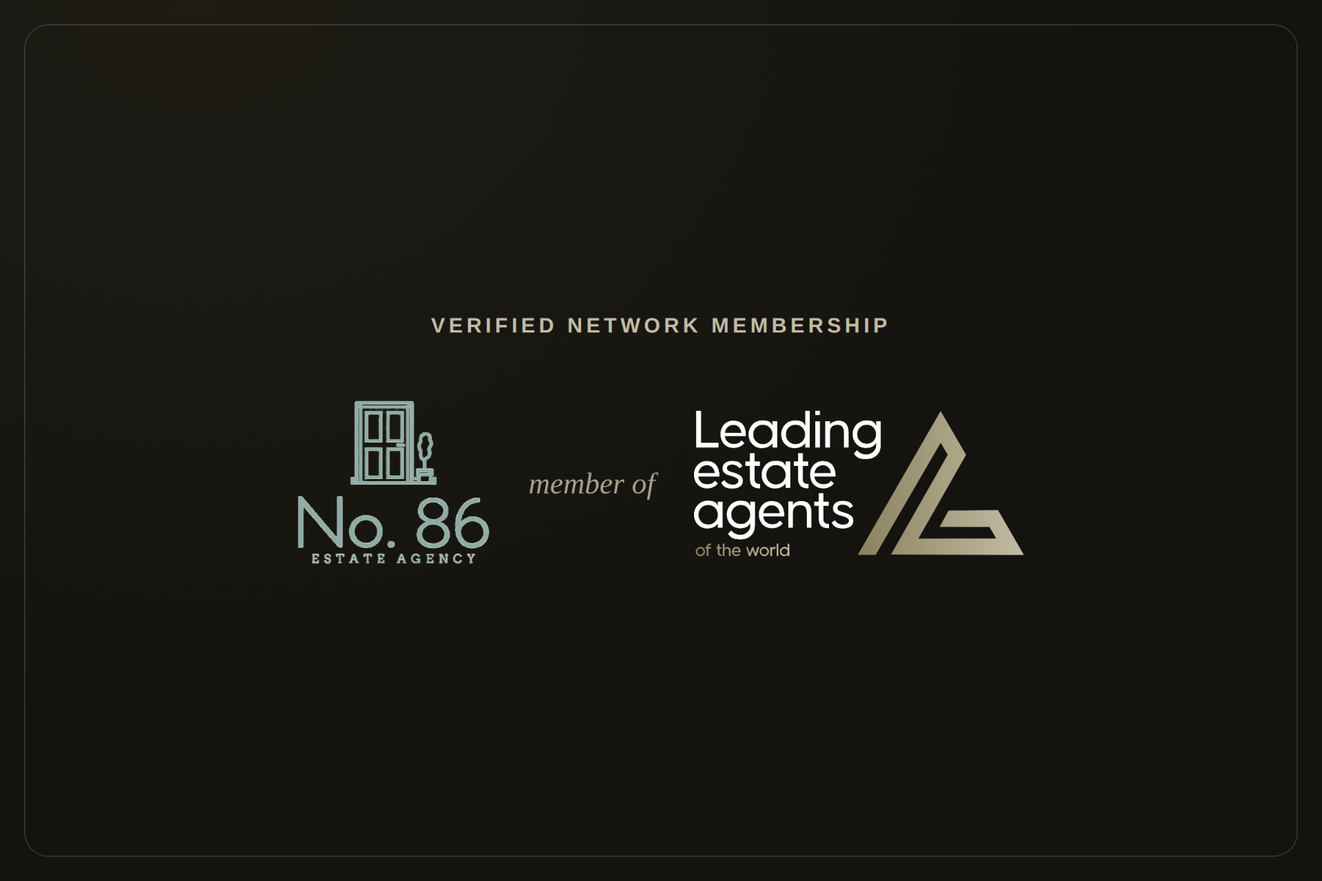 Proud Members of Leading Estate Agents of the World